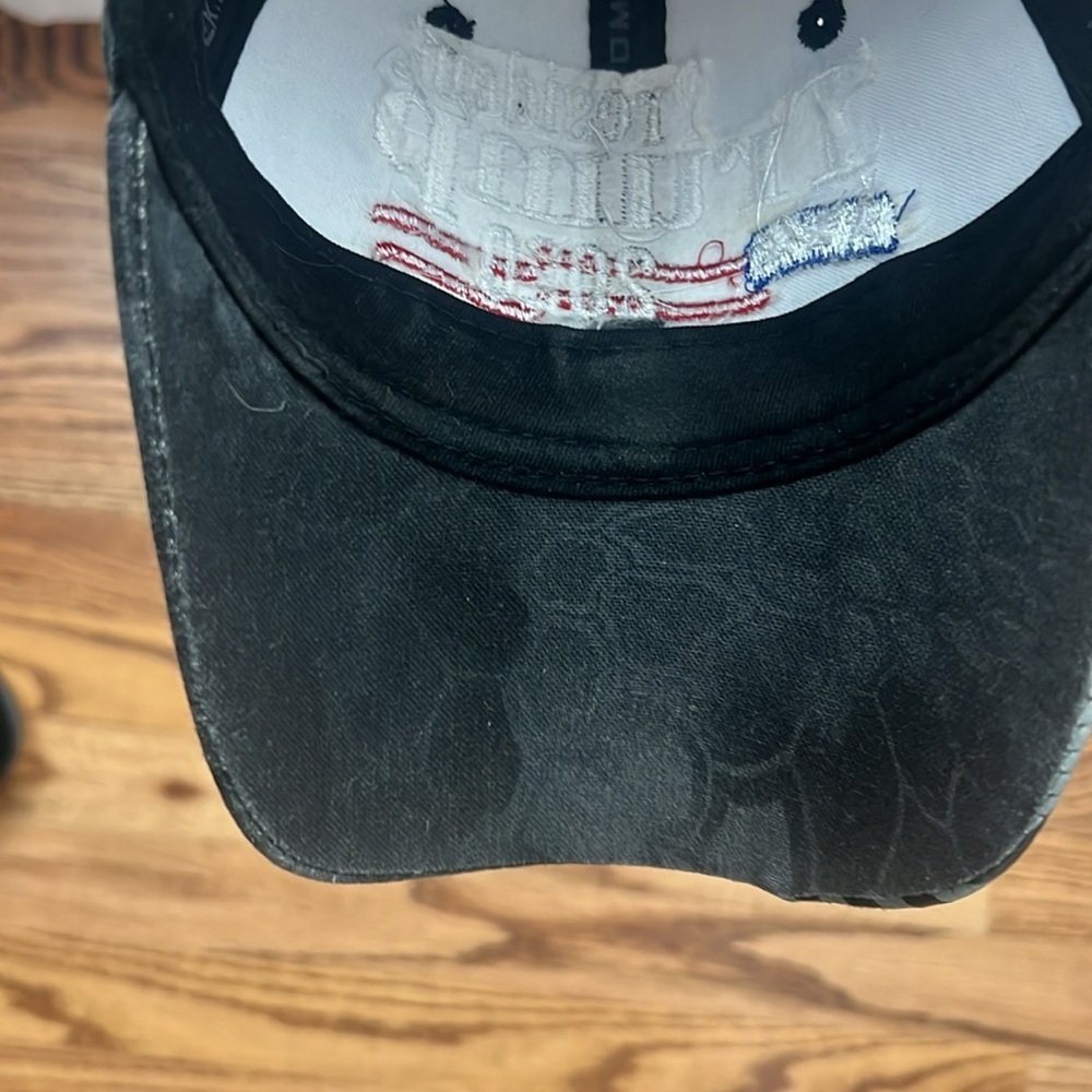 President Trump 2020 Keep America Great Flag Gray Adjustable Hat Baseball - Picture 6 of 7
